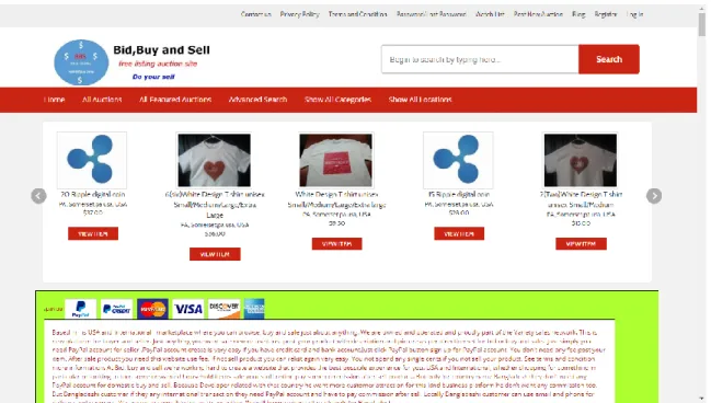 Figure 2.2.1: bd-auction website 