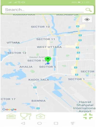 Fig 4.1.9: Location Page 