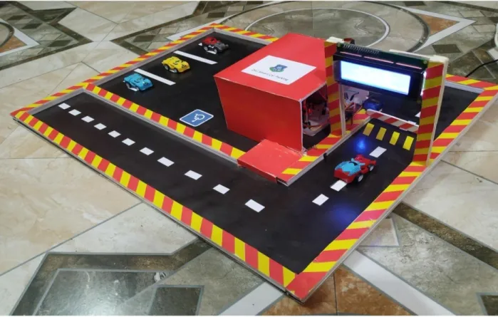 Fig : 1.1 DIU Smart car parking system 