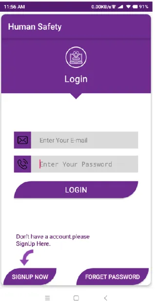 Figure 4.2: Login Page Screen. 