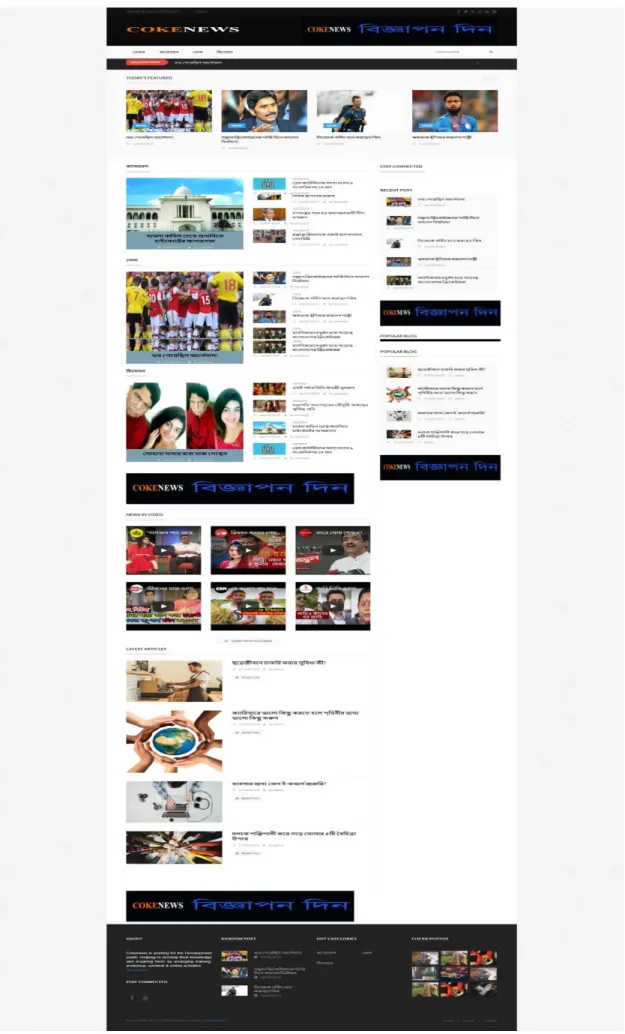 Figure 3.8: News of home page. 