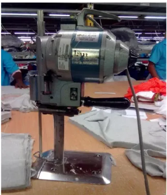 Fig: 3.4.2 straight knife cutting machine 
