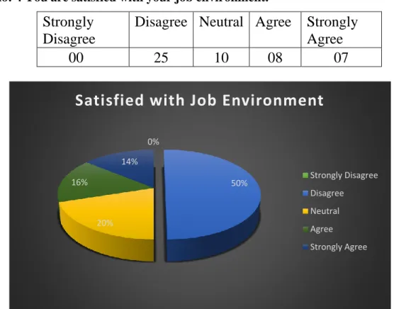 Figure 6.6: Satisfied with Job Environment 