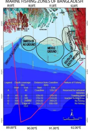 Figure 4.1: Maritime area of Bangladesh (Uddin et al. [18])     