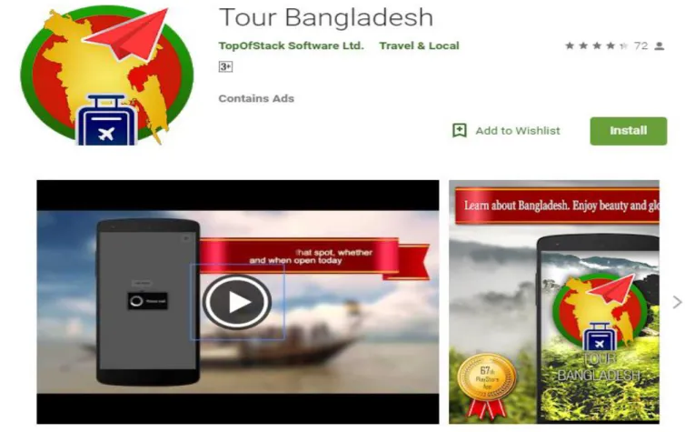 Figure 2.2.1: Tour Bangladesh. 