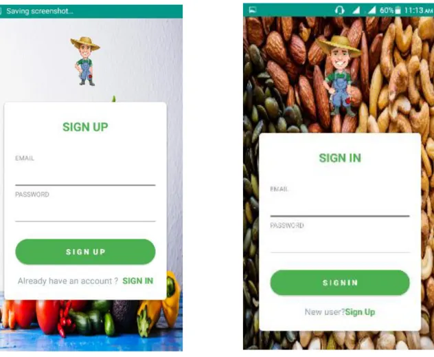 Figure 4.1.4: Sign in and Sign up  page design 
