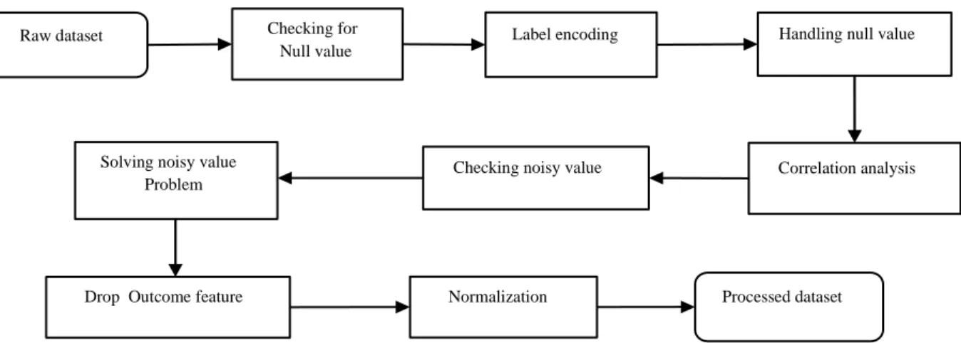 Figure 3.3.2: Workflow of data preprocessing.