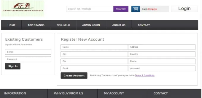 Figure 6.1.6: Log in page