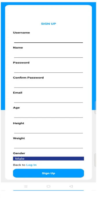 Figure 4.1.2: Sign up