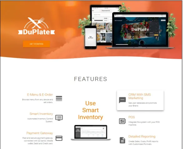 Figure 3.1: Client Site for DuPlate 