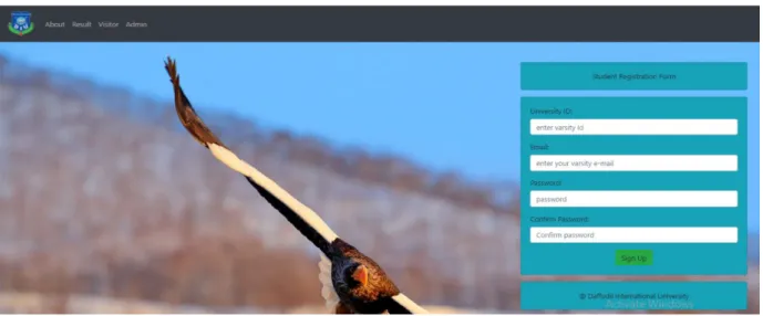 Figure 5.2: Home page 