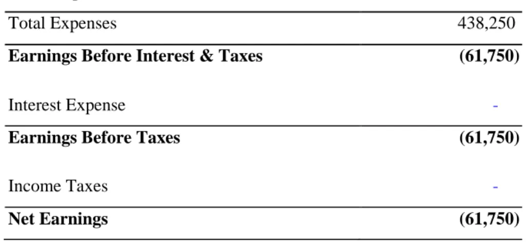 Table 1: Profit &amp; Loss Statement of November 2020, “we are X” 