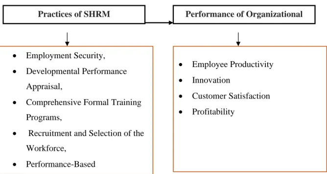 Figure 3.5.1: Organizational Performance and the SHRM Conceptual Framework 