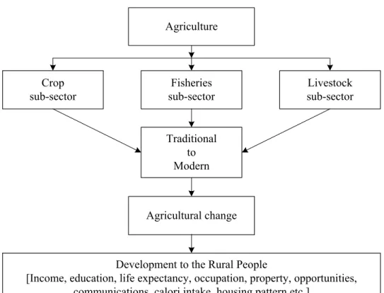 Fig- 01: Agricultural change and its impacts 