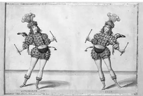 Figure 2   Ballet of the Masters of the Arts: a Corybante and a Curete