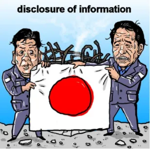 Fig. 5.  Mattari Takeshi. “Disclosure of Information.” Niconico Seiga. March 20, 2011