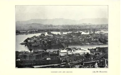Figure 9. Juan Mencarini, “‘Foochow city and bridges.” In Alicia Archibald Little (née Bewicke), The Land of the Blue Gown