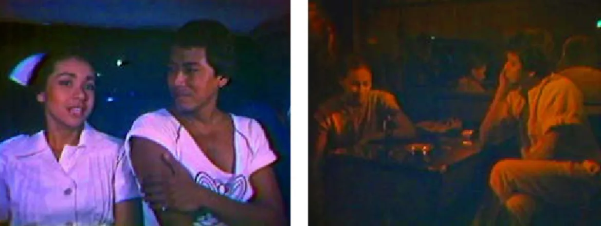 Figure 4.  Adelina talks to Manay about Febrero, the lover they share, saying how much she  loves him for providing her with a refuge from the harshness of the city; Kano, despite her  disapproval of Manay’s preference for men, begins opening up about how 