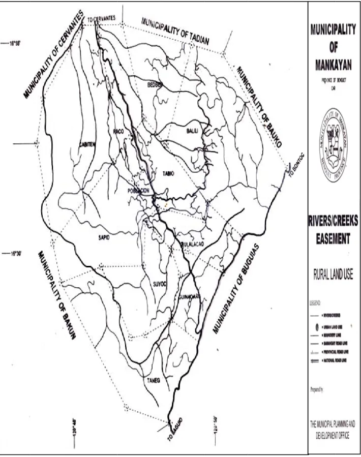 Figure 1. . Map of Ma ankayan show wing the loc ation of bara angay Balili