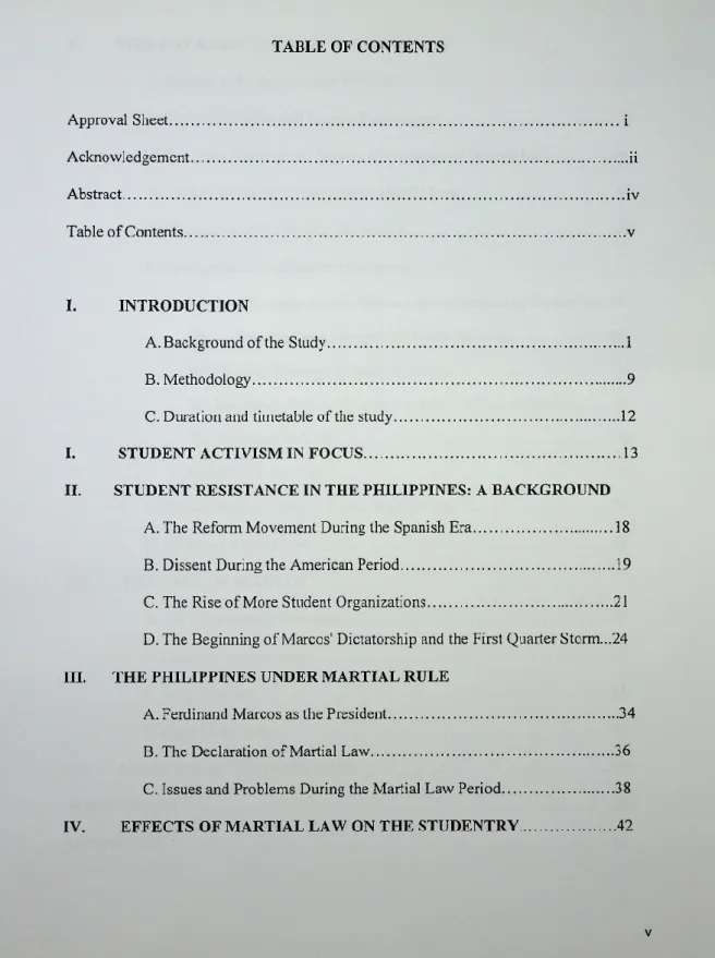 TABLE OF  CONTENTS