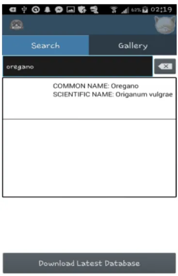 Figure 21: Search Window After Displaying Search Results