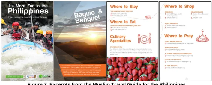 Figure 7. Excerpts from the Muslim Travel Guide for the Philippines 