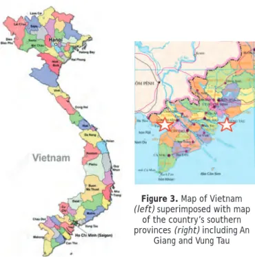 Figure 4. Map of the Philippines  (left) with detailed map of 