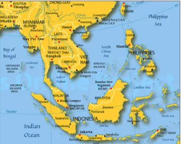 Figure 4. Map of Southeast Asia  (Source: Google)