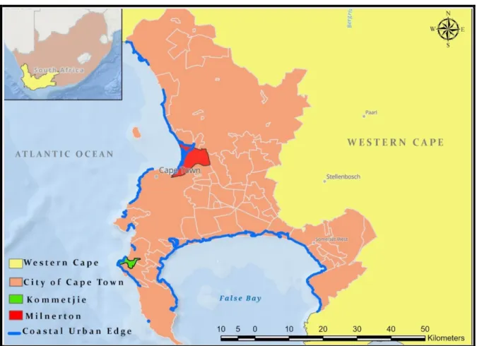 Figure 7 Map of study sites 