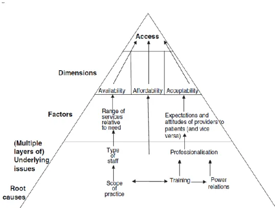 Figure 2.1: Access Evaluation Framework (McIntyre, 2009). 