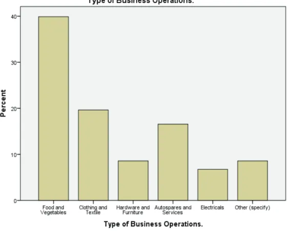 Figure 4.4: The Type of Business Operations 