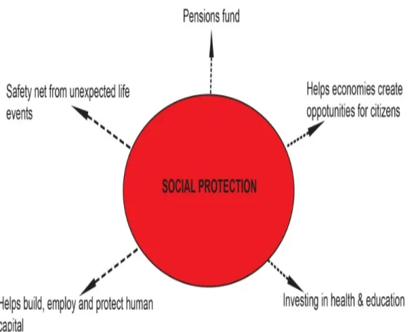 Figure 6: The advantages of Social Policy as depicted by Barrientos, 2010  4.3.1 What is social protection? 