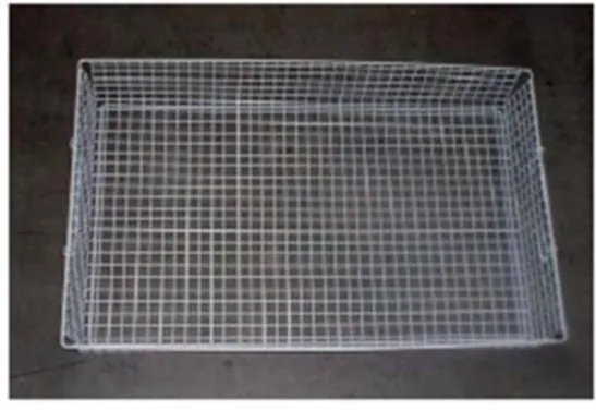 Figure 2-1:  Wire basket used for the storage of cotton samples (Uster, 2008). 