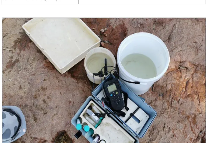 Figure 4: Water quality meter used for in situ measurements  