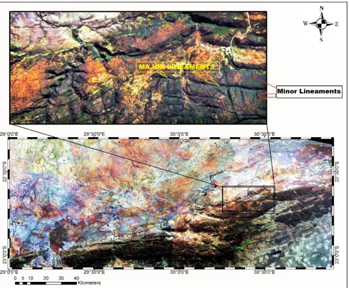 Figure 4.1: Natural-color multispectral image of the study area. 