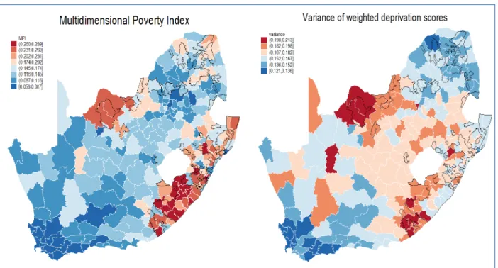 Figure 4 shows a strong positive relationship between the level of income poverty and 