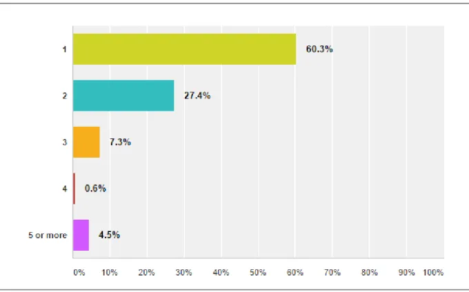 Figure 4.3: Experience profiles of respondents 