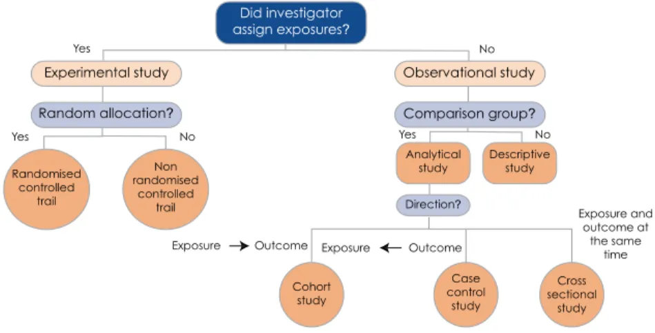 Figure 1.1:  Algorithm for classification of types of clinical research translational  science  is  the  third  lens  though  which  clinical  research  may  be  viewed