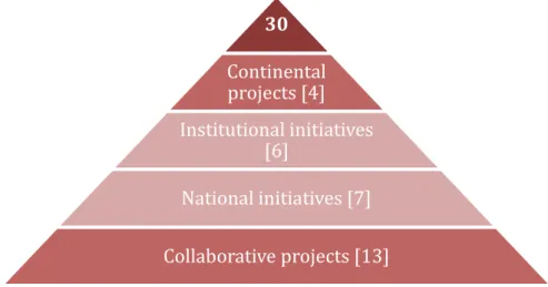 Figure 1. Broad categories of data-intensive projects in Africa 