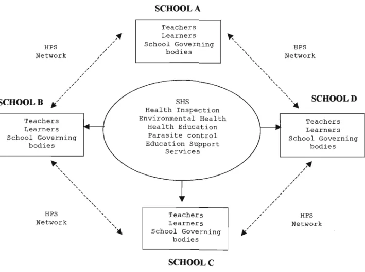 Figure 1:  SHS Health Inspection And Health Promoting Schools Network 