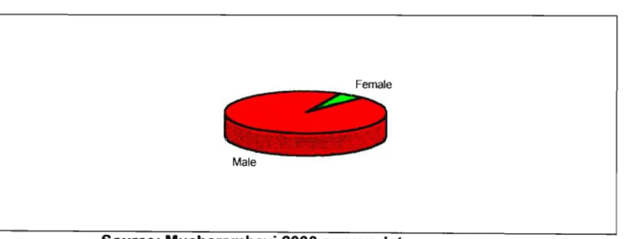 Fig. 7.1 Distribution of Workers in the Construction industry by Gender