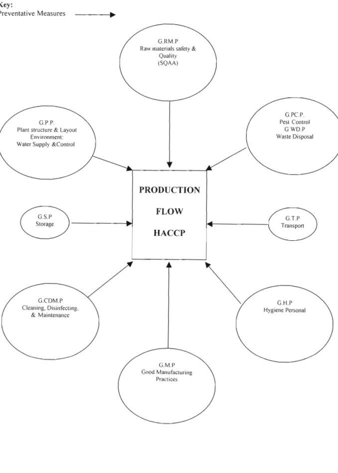 Figure 4.1  Relationship  between Good  practices and  HACCP. 