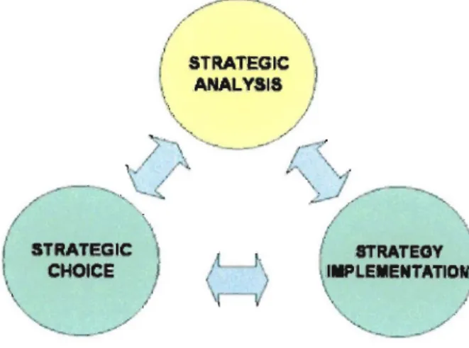 Figure 2.3:  Components of the Strategic Management Process 