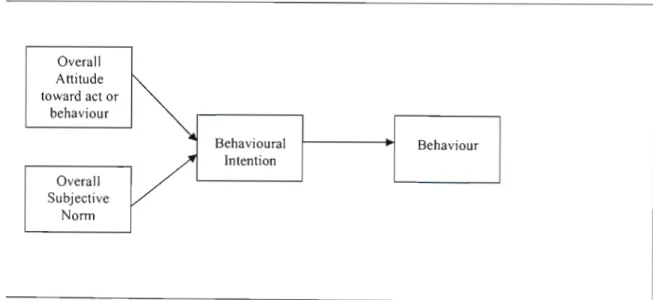 Figure 1:  Theory of Reasoned Action 