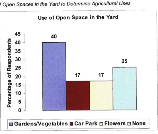 Figure 2: Use of open space in the yard
