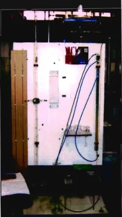 Figure 10.6: Photograph of the Fixed Bed during Operation with Copper loading onto the resin