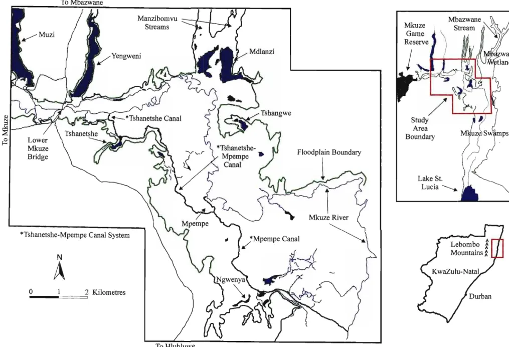 Figure 3.1 Location of study area.