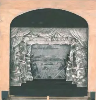 FIG. 4.29 (Law-Viljoen, 2007) depicts Kentridge’s fixed frontal setting                   