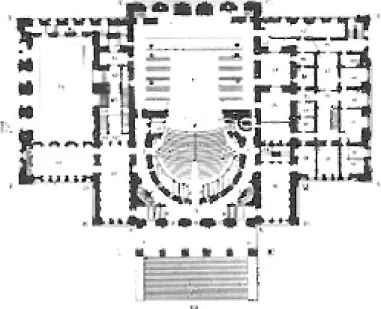 Fig. 2.6 (Steffens, 2003) A plan of the Neues Schauspielhaus (1821) 