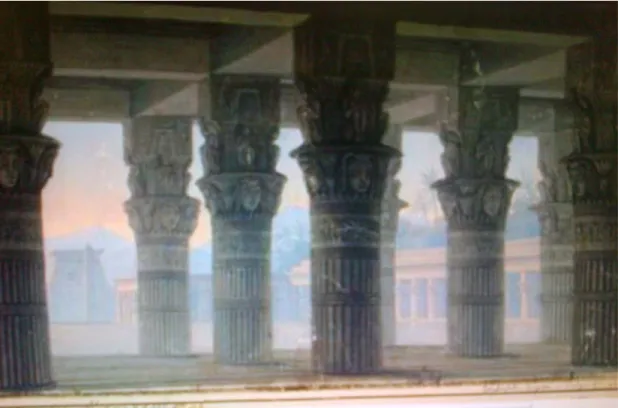FIG. 4.9 (Das Erbe Schinkels, n.d.) Act 2, Scene 8, Vorhalle des Labyrinths (Lobby  of the Labyrinth) 